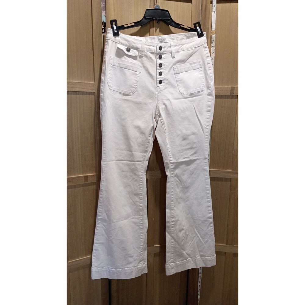 Judy Blue White High-Rise Flare Jeans